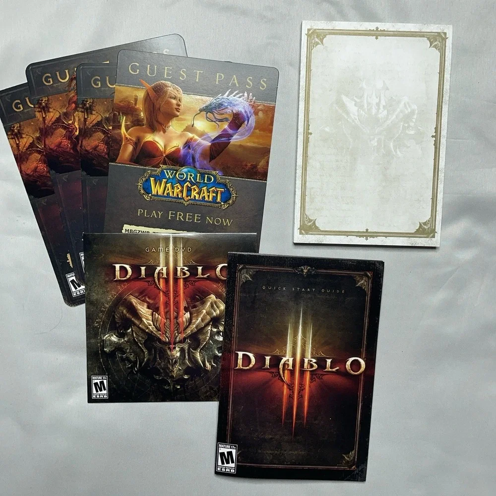 Diablo 3 - Box Set Blizzard 2012 Complete Set Game for PC / Mac Battle.net Rpg
